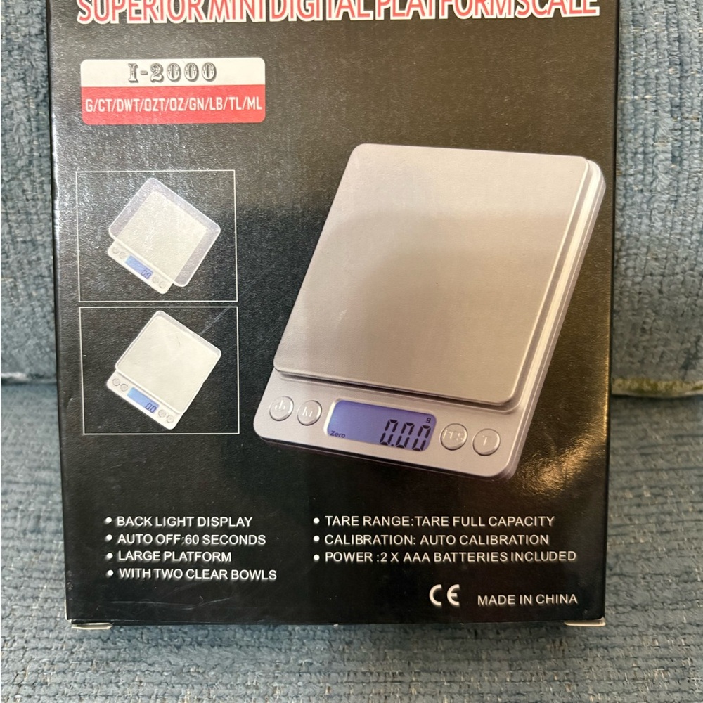 Mini Digital Platform Scale with Backlight Display NWT